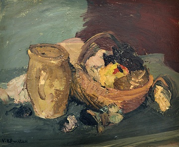 “Натюрморт з кувшином та фруктами”, 1940-і