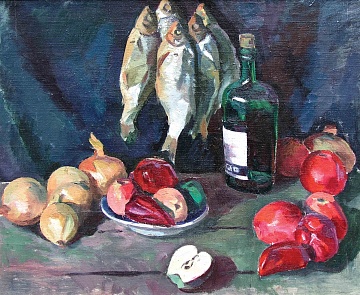 "Натюрморт з рибою", 1982