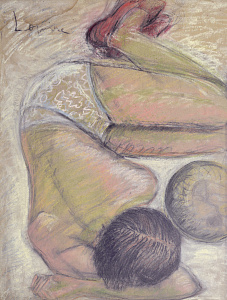 «Гончарова на пляжі», 1950-і