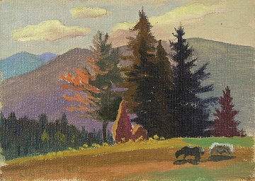 «Микуличинский пейзаж», 1952