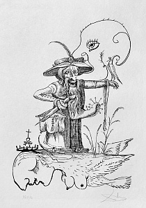 Із серії «Пустотливі сни Пантаґрюеля», 1973