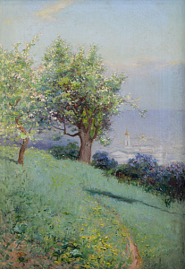 «Весна у Києві. Вид на Поділ із Замкової гори», 1911
