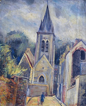 «Eglise Chastenay», 1929