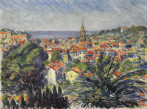 «Пейзаж з французькою рив`єрою», 1930-і