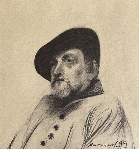 «Портрет заслуженого художника України А. Постоюка», 1999