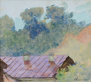 «Після дощу. Будинок Світлицького на Дегтярній», 1930-і