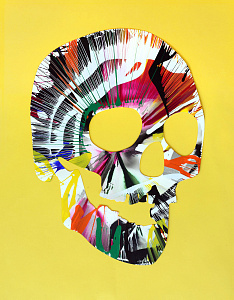 «Skull spin painting», 2009