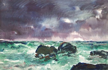 "Зимове небо над морем", 1972