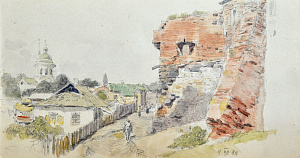 «Бердичів: біля старих стін», 1911