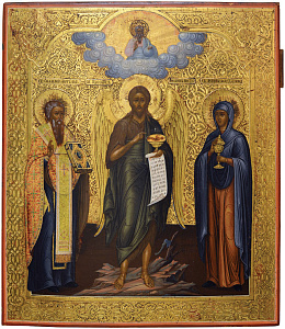 Обрані святі (священномученик Антипа, Іван Предтеча і Свята рівнопрестольна Марія Магдалина)