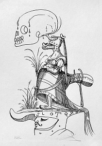 Із серії «Пустотливі сни Пантаґрюеля», 1973