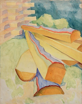«Колоди», етюд до роботи «Пилярі», 1927