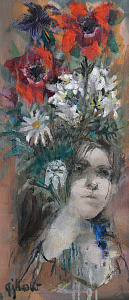 «Дівчинка з букетом», 1950-і