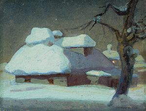 «Зимовий пейзаж», 1920