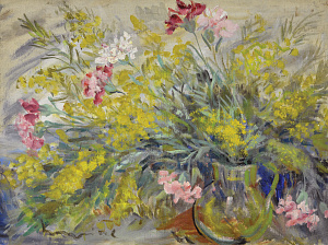 «Натюрморт з квітами», 1968