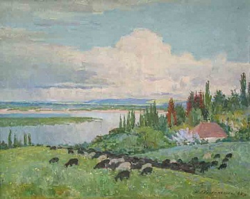 "Сільський пейзаж", 1948