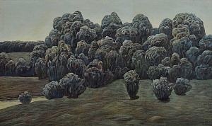 «Пейзаж із лісом», 1974