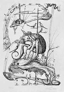 Із серії «Пустотливі сни Пантаґрюеля», 1973