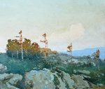  — «Сосни на скелях» із серії «Подорож Італією», 1910-і