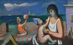  — «Мати з дітьми на пляжі», 1980-і