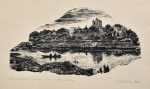  — «Острозький замок над річкою Вілією», 1963