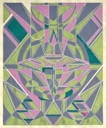  — «Рожево-зелена абстракція», 1990