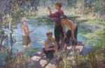  — «Юные рыбаки», 1990-е