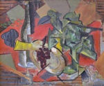  — «Кубістичний натюрморт з пляшкою та виноградом», 1948