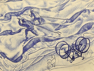 Ескіз до картини «Балтика», 1973