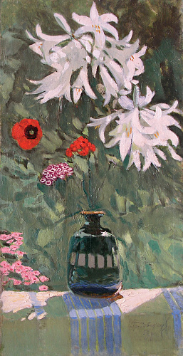Цветы на подоконнике, 1967 г.
