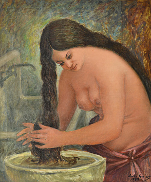 “За туалетом”, 1969