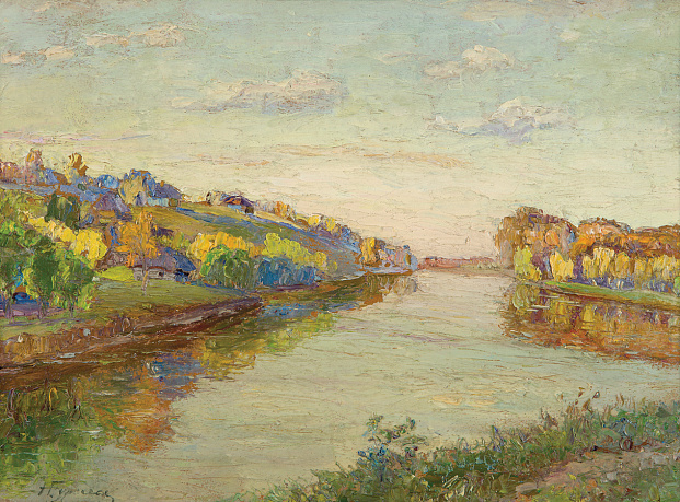 «Пейзаж с рекой», 1920-е