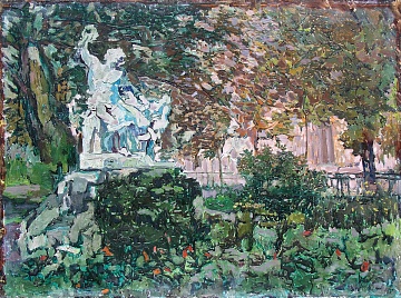 "Пейзаж із групою лаокана", 1959