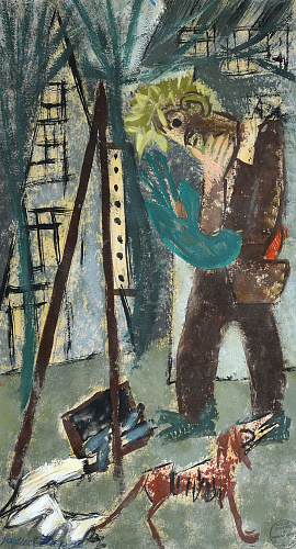«В ательє художника», 1950-і