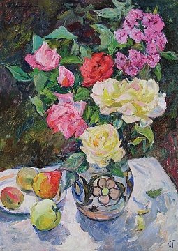 "Натюрморт з трояндами", 1976