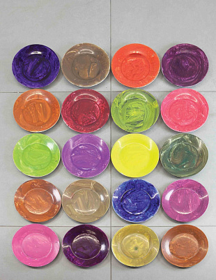 20 тарелок из серии «Plate Рainting», 2010