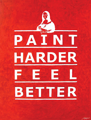Paint harder feel better, 2014