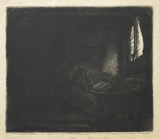 «Святой Иероним в темной комнате», 1642