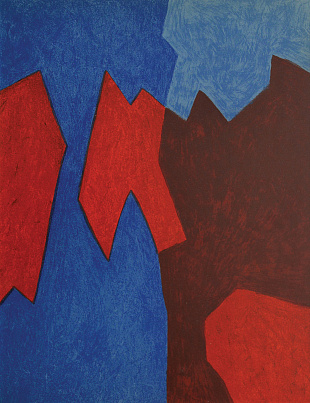 «Композиція: червоний і синій», 1968