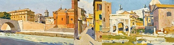 «Рим. Міст Цестіо», «Італійська вуличка», «Рим. Арка Септимія Півночі», 1964