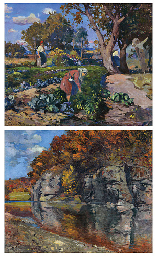 Двостороння робота «Збір капусти», 1940-і, «Скалка», 1942