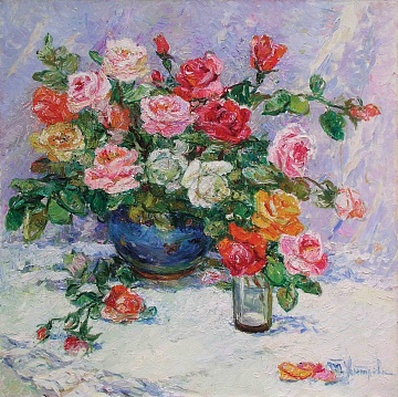 «Натюрморт. Цветы», 1985 г.