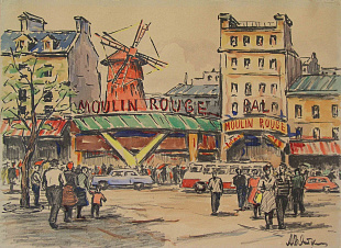 «Париж. Площадь Пигаль », 1959