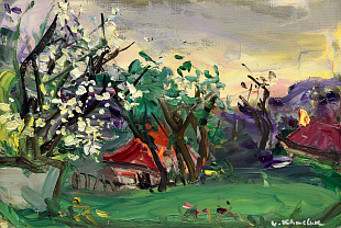 «Пейзаж в Тавері» (Paysage à Tavers), 1960-і