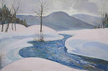 «Річка взимку», 1971