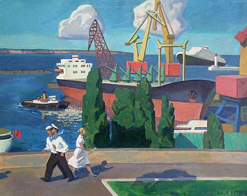 "Одеський морський порт", 1976