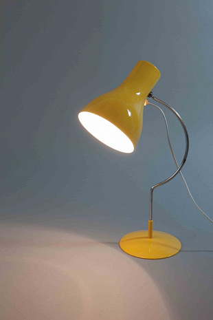 Жовта настільна лампа, СРСР, 1970-ті