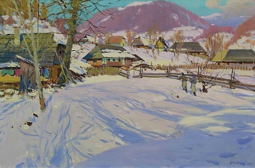 "Село взимку", 1957