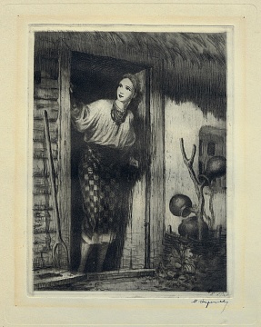 «Ганна». Ілюстрація до повісті М. Гоголя «Травнева ніч», 1948