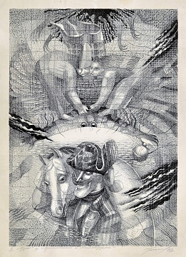 «Буря» з циклу «Пригоди барона Мюнхгаузена», 1982